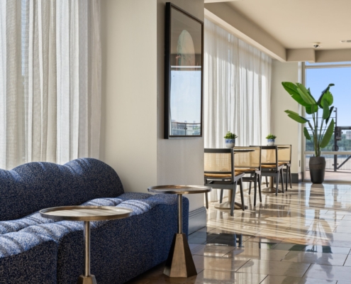 Lobby with couches